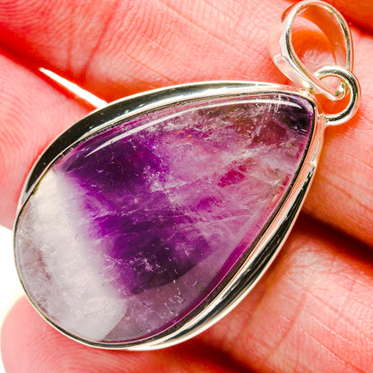 Chevron Amethyst Pendants handcrafted by Ana Silver Co - PD18267
