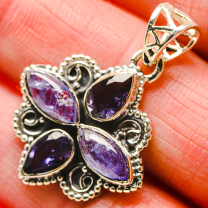 Tanzanite Pendants handcrafted by Ana Silver Co - PD18317