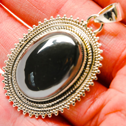 Hematite Pendants handcrafted by Ana Silver Co - PD18321