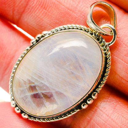 Rainbow Moonstone Pendants handcrafted by Ana Silver Co - PD18322
