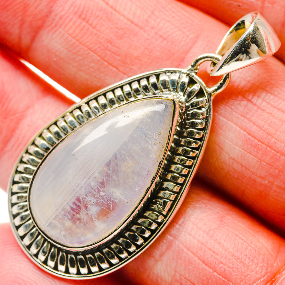 Rainbow Moonstone Pendants handcrafted by Ana Silver Co - PD18348
