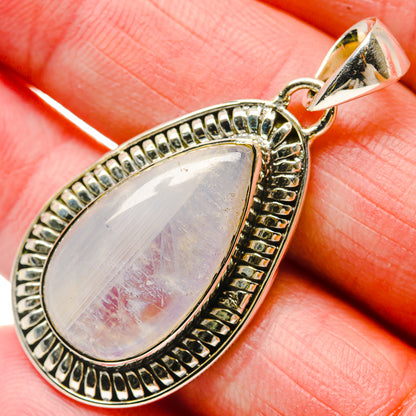 Rainbow Moonstone Pendants handcrafted by Ana Silver Co - PD18348