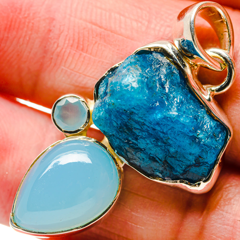 Apatite Pendants handcrafted by Ana Silver Co - PD18367