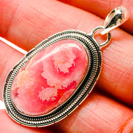 Rhodochrosite Pendants handcrafted by Ana Silver Co - PD18376