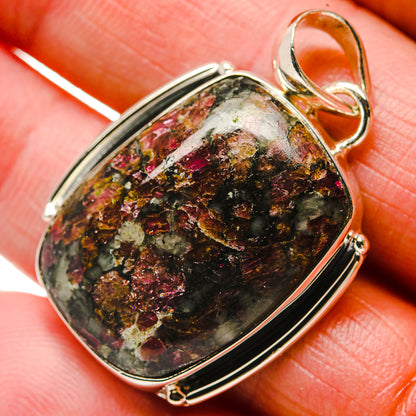 Russian Eudialyte Pendants handcrafted by Ana Silver Co - PD18377