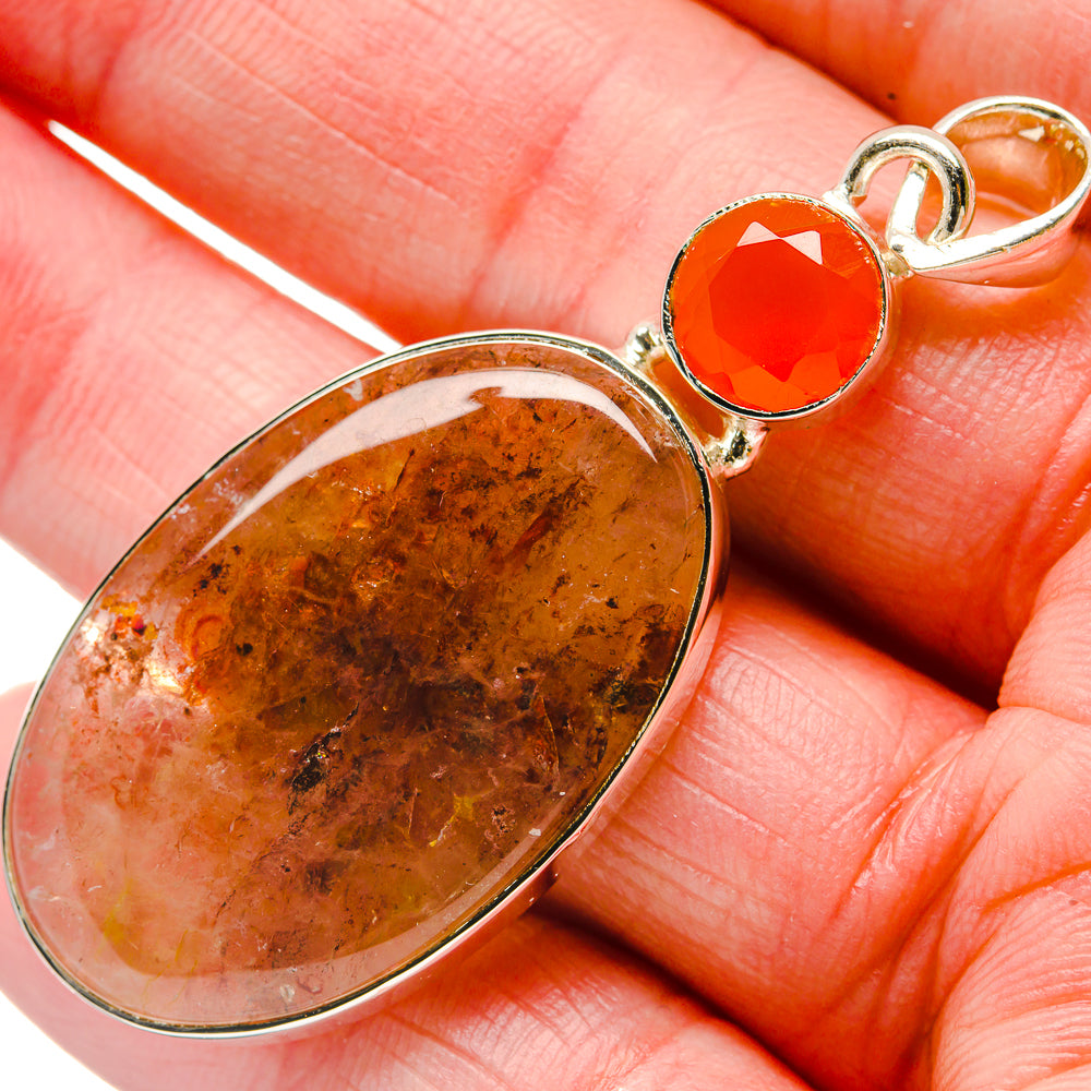 Sunstone Pendants handcrafted by Ana Silver Co - PD18378