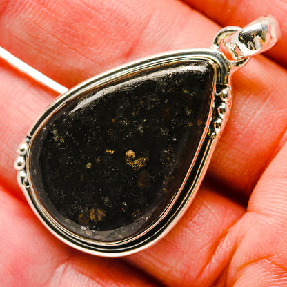 Larvikite Pendants handcrafted by Ana Silver Co - PD18382