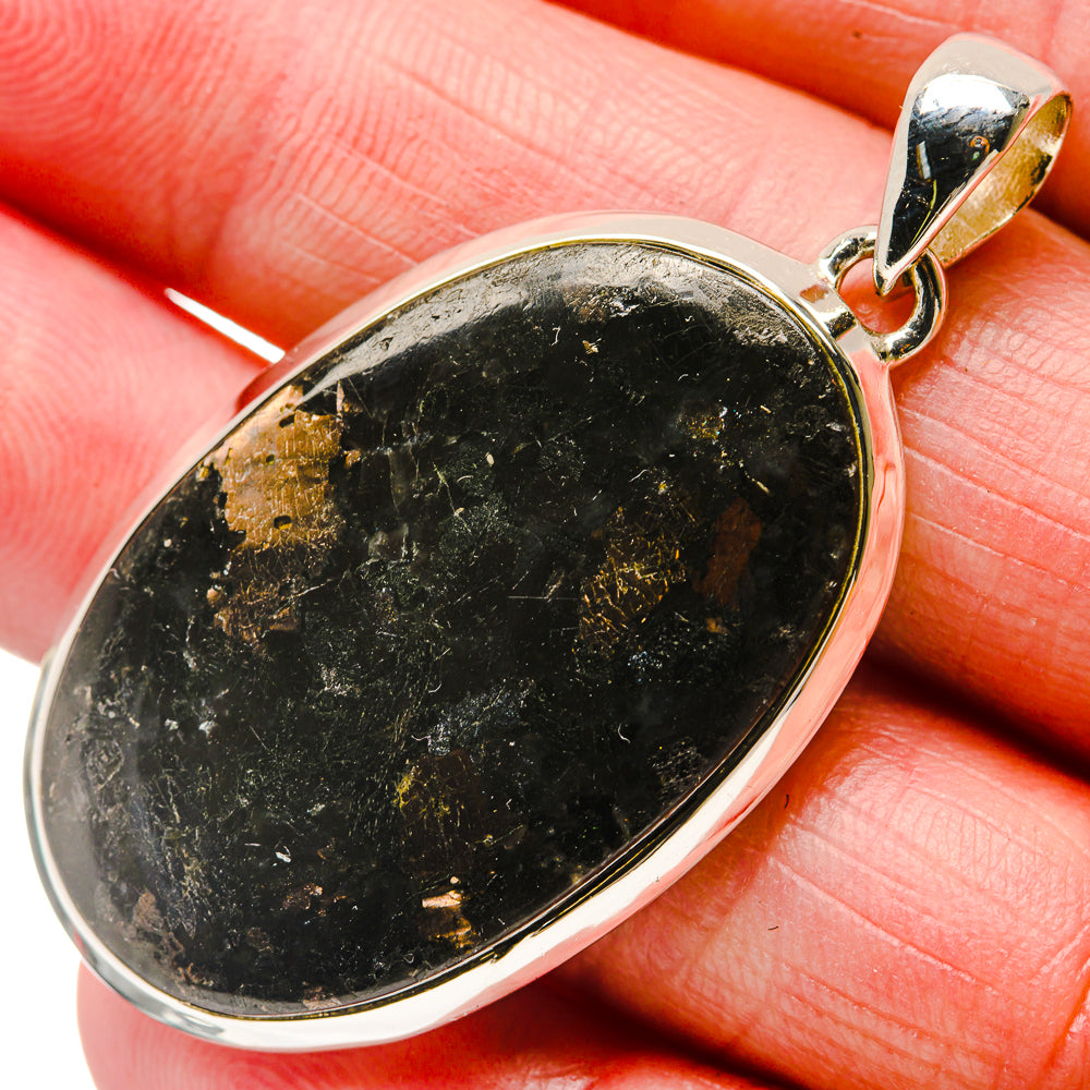 Larvikite Pendants handcrafted by Ana Silver Co - PD18389