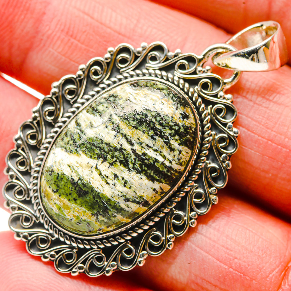 Lizard Jasper Pendants handcrafted by Ana Silver Co - PD18390