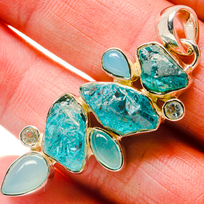Apatite Pendants handcrafted by Ana Silver Co - PD18392