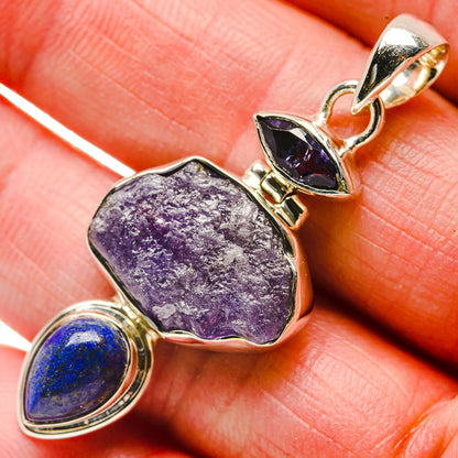 Tanzanite Pendants handcrafted by Ana Silver Co - PD18398