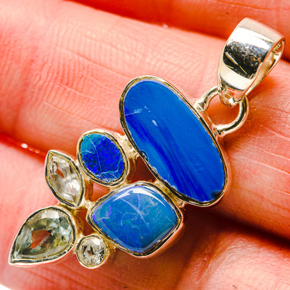 Fire Opal Pendants handcrafted by Ana Silver Co - PD18399