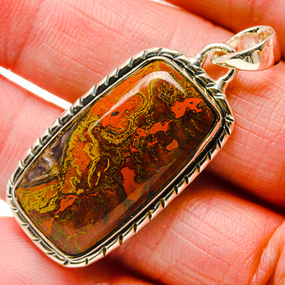 Morocco Agate Pendants handcrafted by Ana Silver Co - PD18402