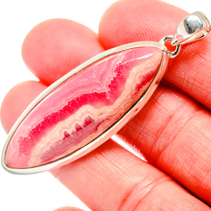 Rhodochrosite Pendants handcrafted by Ana Silver Co - PD18404