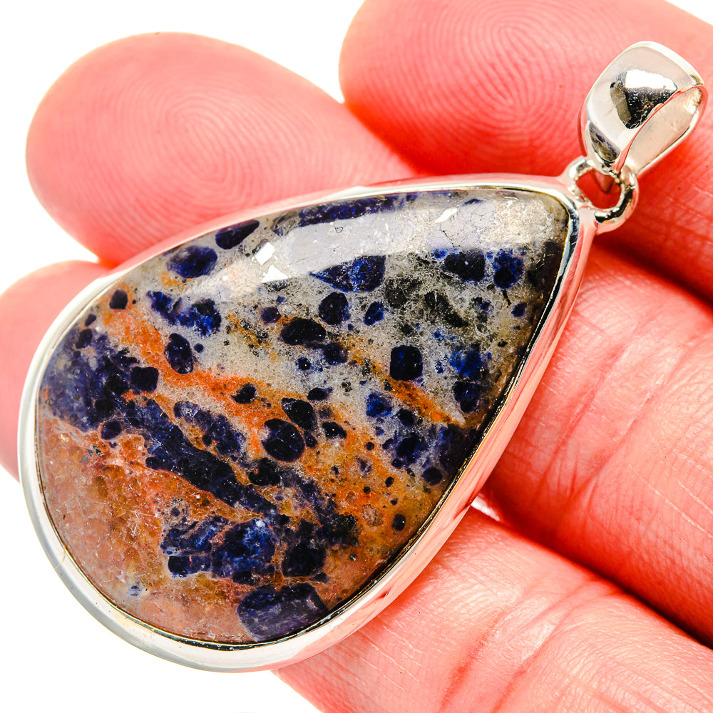 Sodalite Pendants handcrafted by Ana Silver Co - PD18407