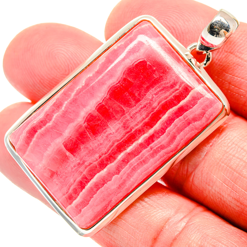 Rhodochrosite Pendants handcrafted by Ana Silver Co - PD18409