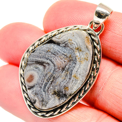 Desert Druzy Pendants handcrafted by Ana Silver Co - PD18415