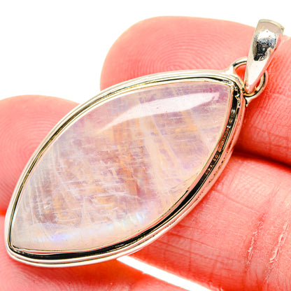 Rainbow Moonstone Pendants handcrafted by Ana Silver Co - PD18437