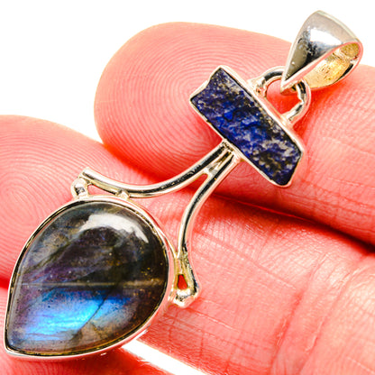 Labradorite Pendants handcrafted by Ana Silver Co - PD18445