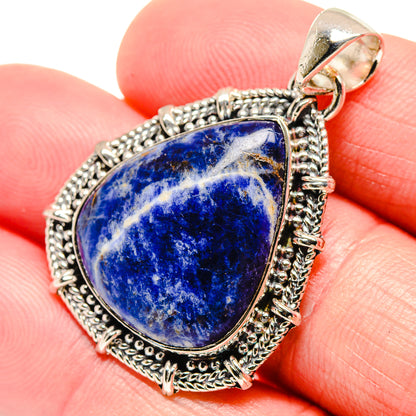 Sodalite Pendants handcrafted by Ana Silver Co - PD18450