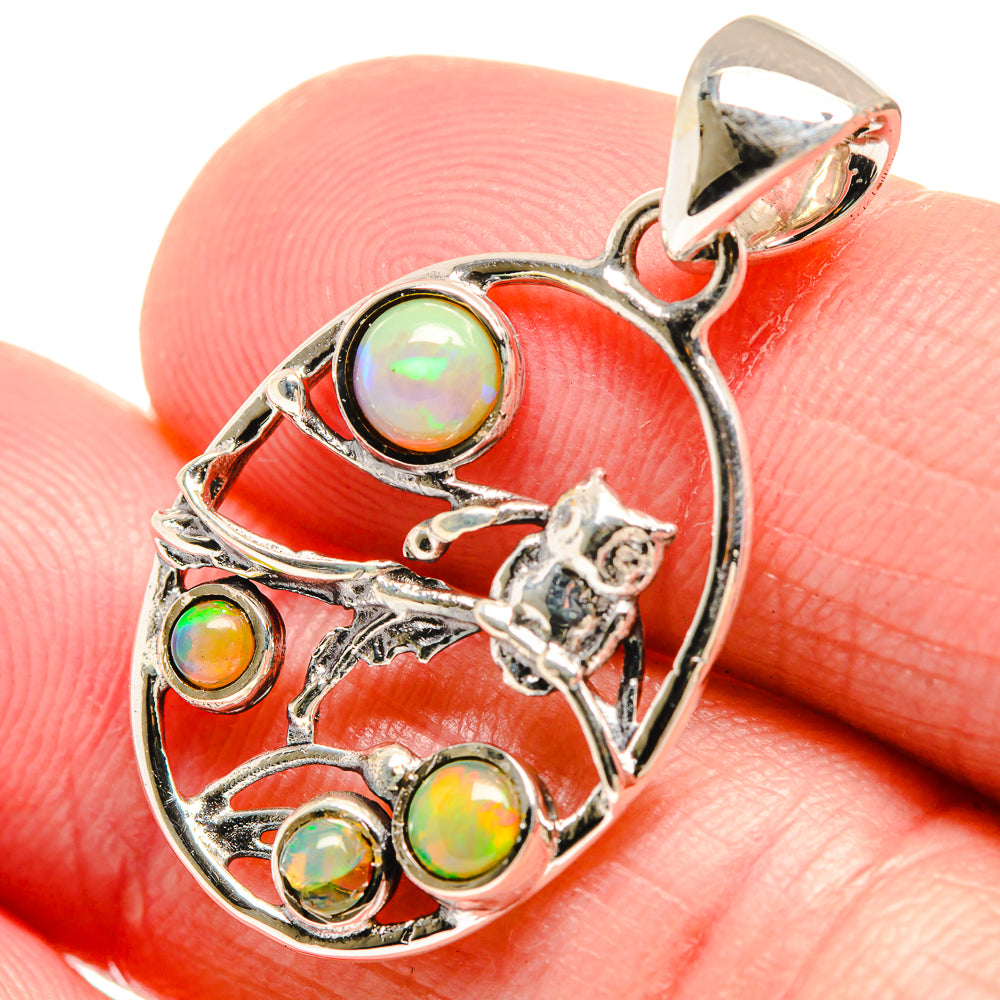 Ethiopian Opal Pendants handcrafted by Ana Silver Co - PD18453