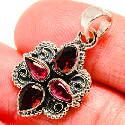 Garnet Pendants handcrafted by Ana Silver Co - PD18455