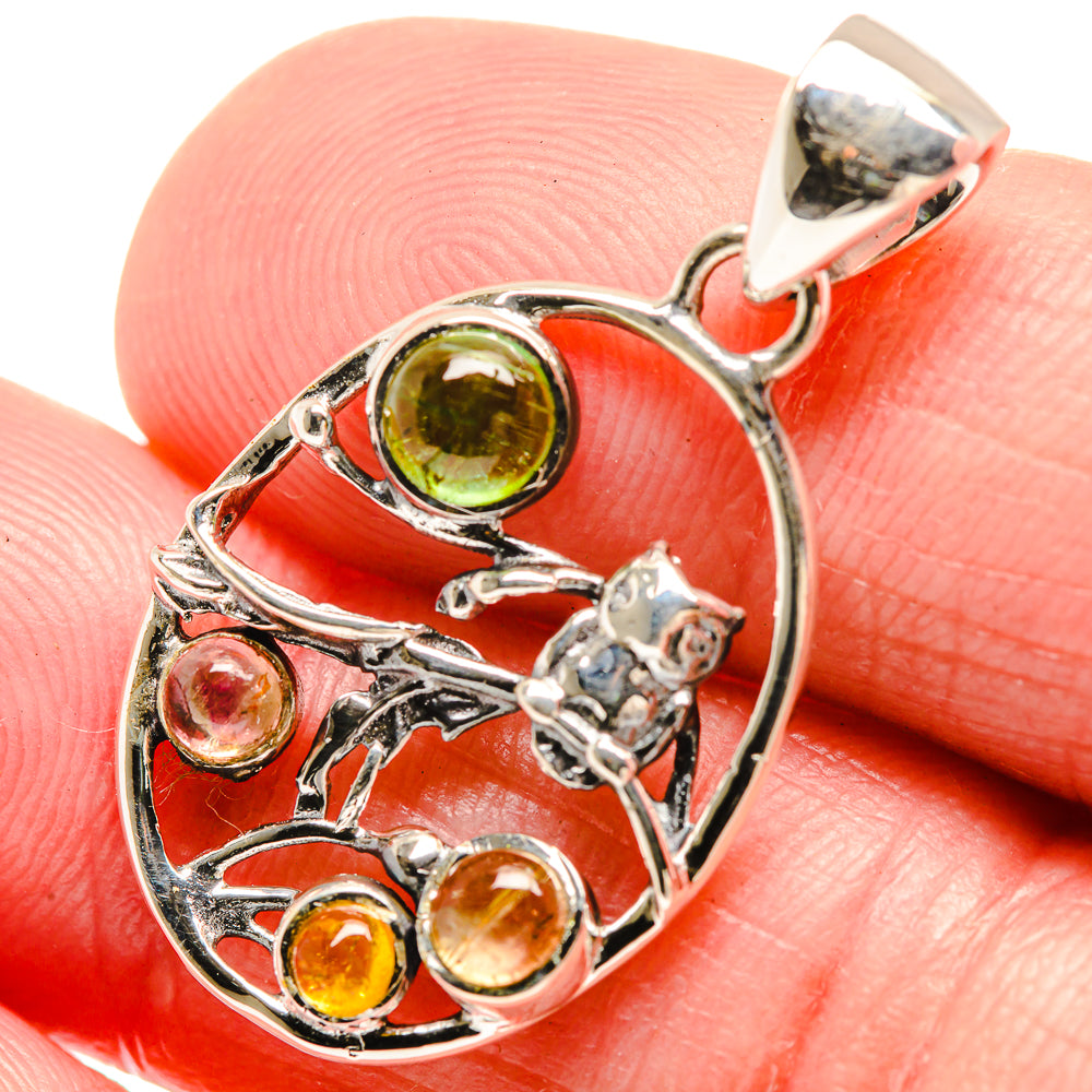 Tourmaline Pendants handcrafted by Ana Silver Co - PD18459