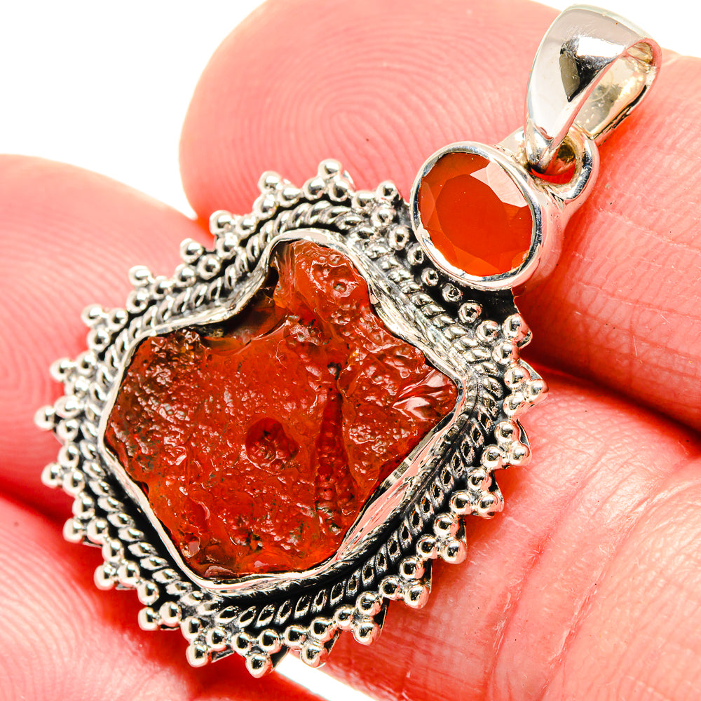 Carnelian Pendants handcrafted by Ana Silver Co - PD18463