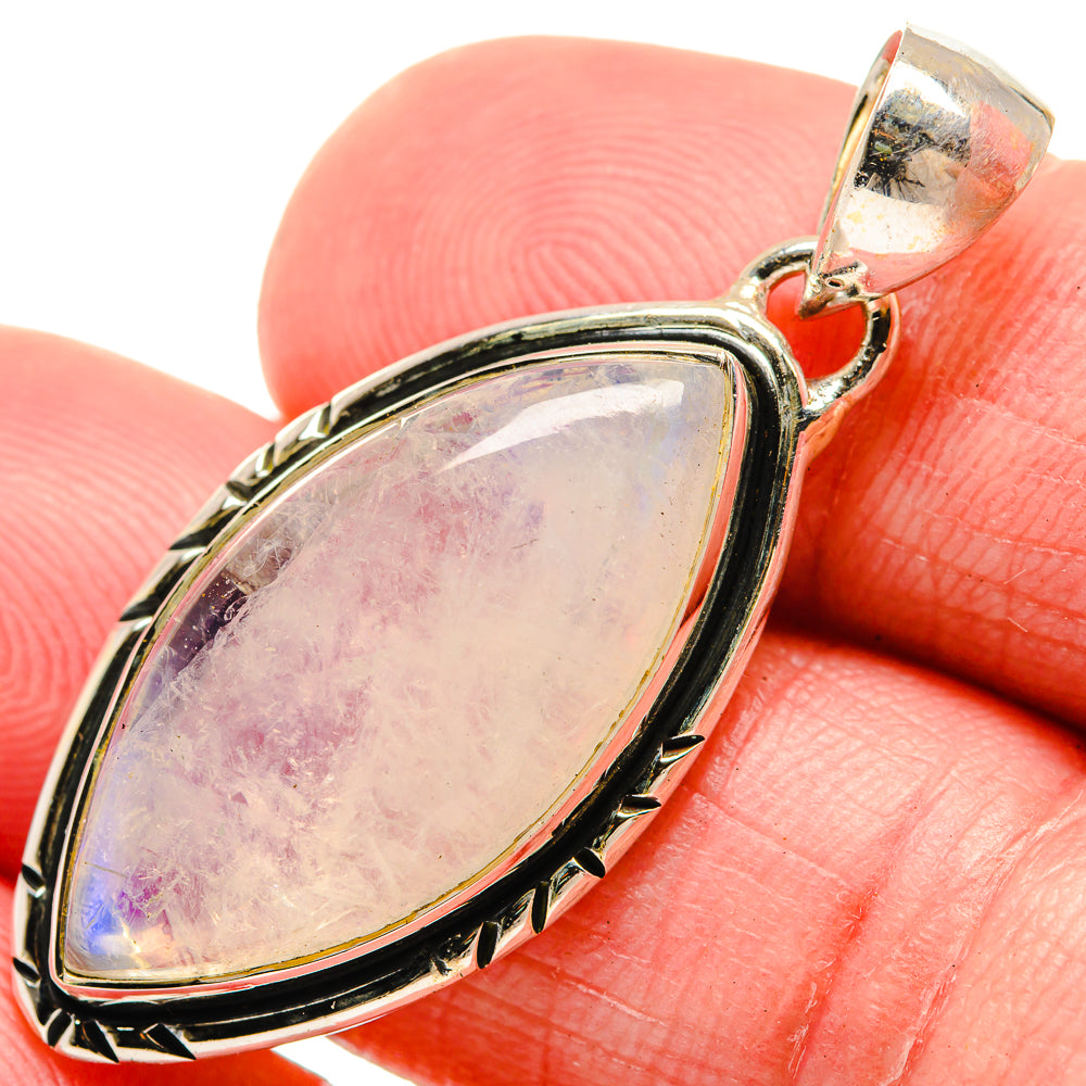 Rainbow Moonstone Pendants handcrafted by Ana Silver Co - PD18466