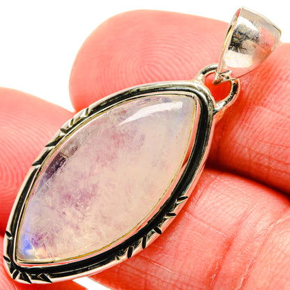 Rainbow Moonstone Pendants handcrafted by Ana Silver Co - PD18466