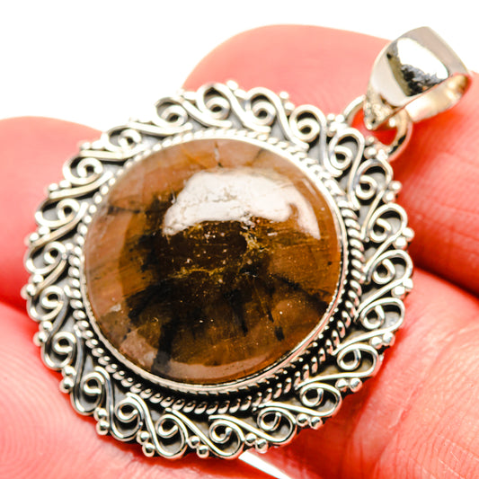 Chiastolite Pendants handcrafted by Ana Silver Co - PD18469