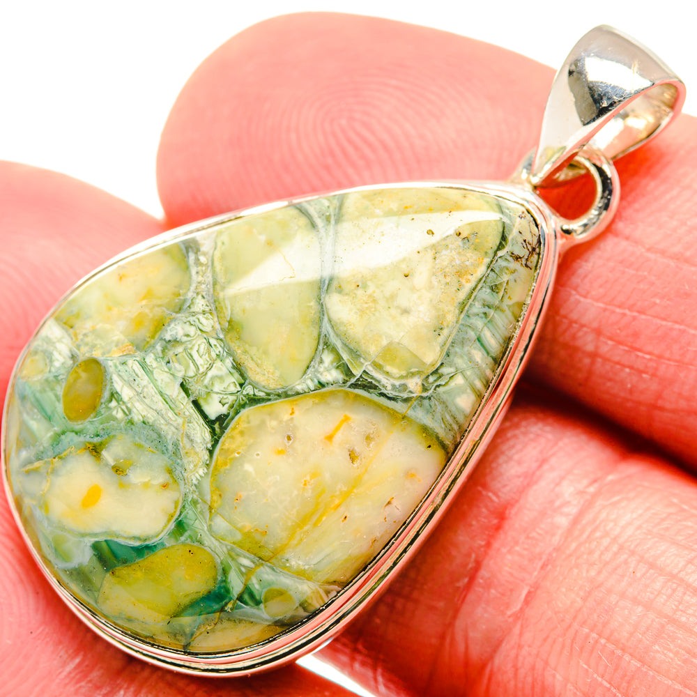 Ocean Jasper Pendants handcrafted by Ana Silver Co - PD18478