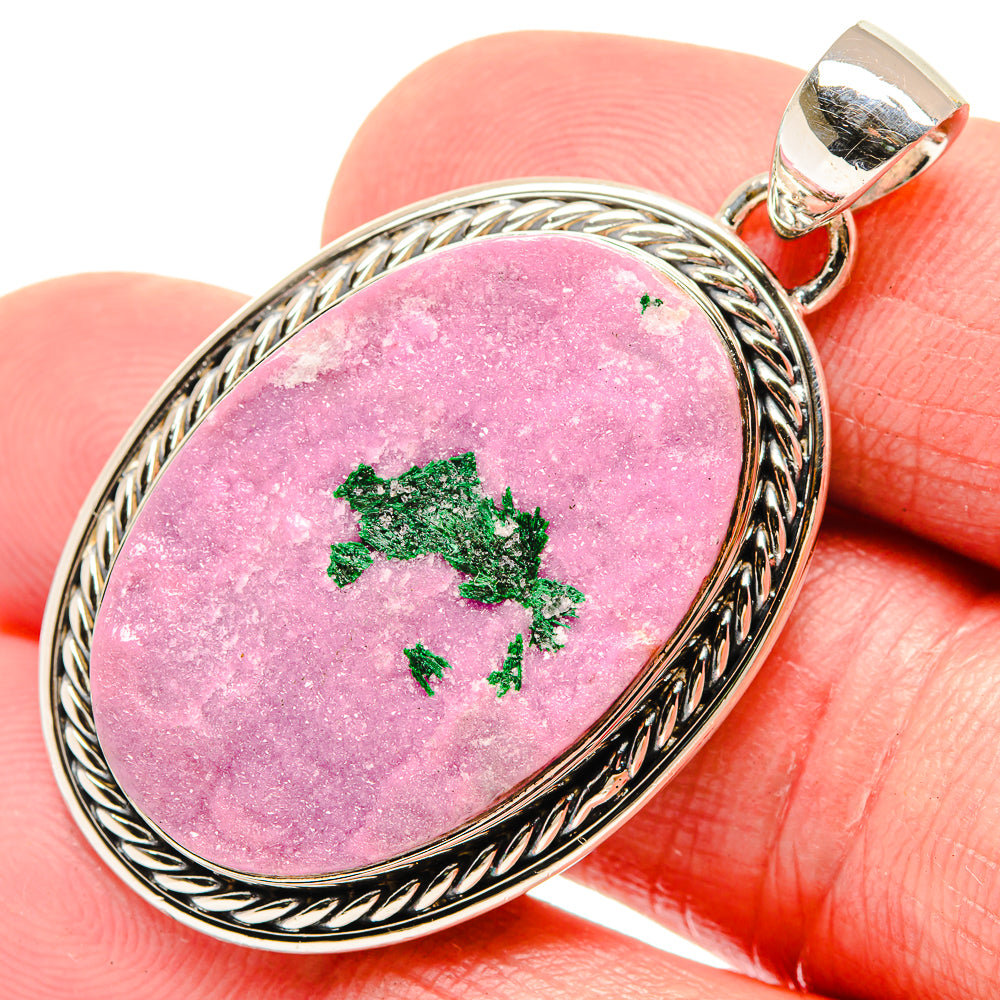 Cobalto Calcite Druzy Pendants handcrafted by Ana Silver Co - PD18479