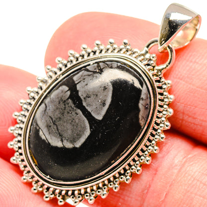 Pinolith Jasper Pendants handcrafted by Ana Silver Co - PD18480