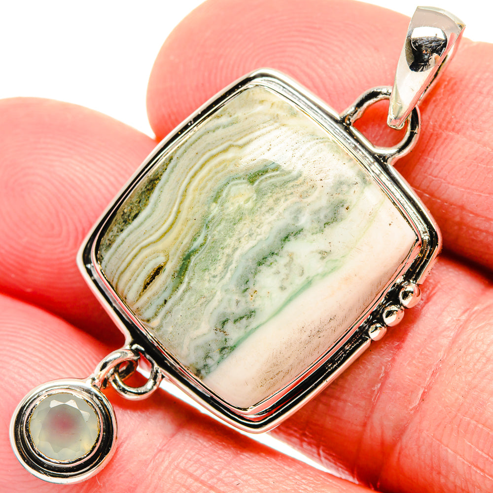 Ocean Jasper Pendants handcrafted by Ana Silver Co - PD18483