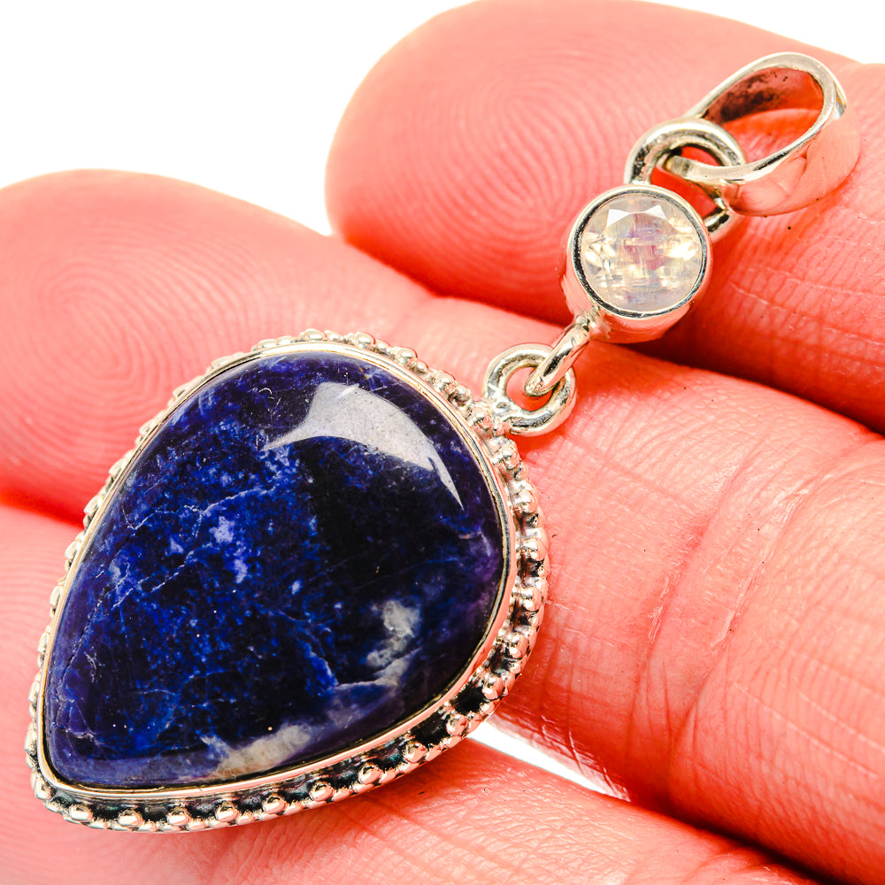 Sodalite Pendants handcrafted by Ana Silver Co - PD18485