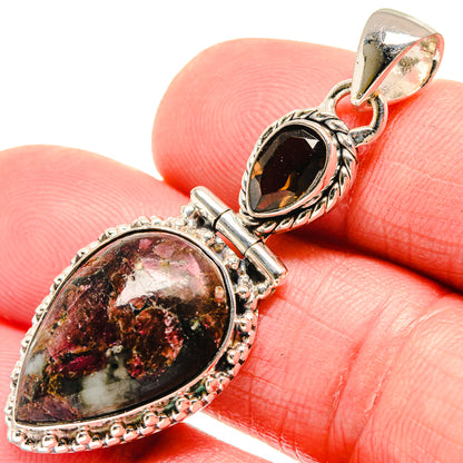Russian Eudialyte Pendants handcrafted by Ana Silver Co - PD18489