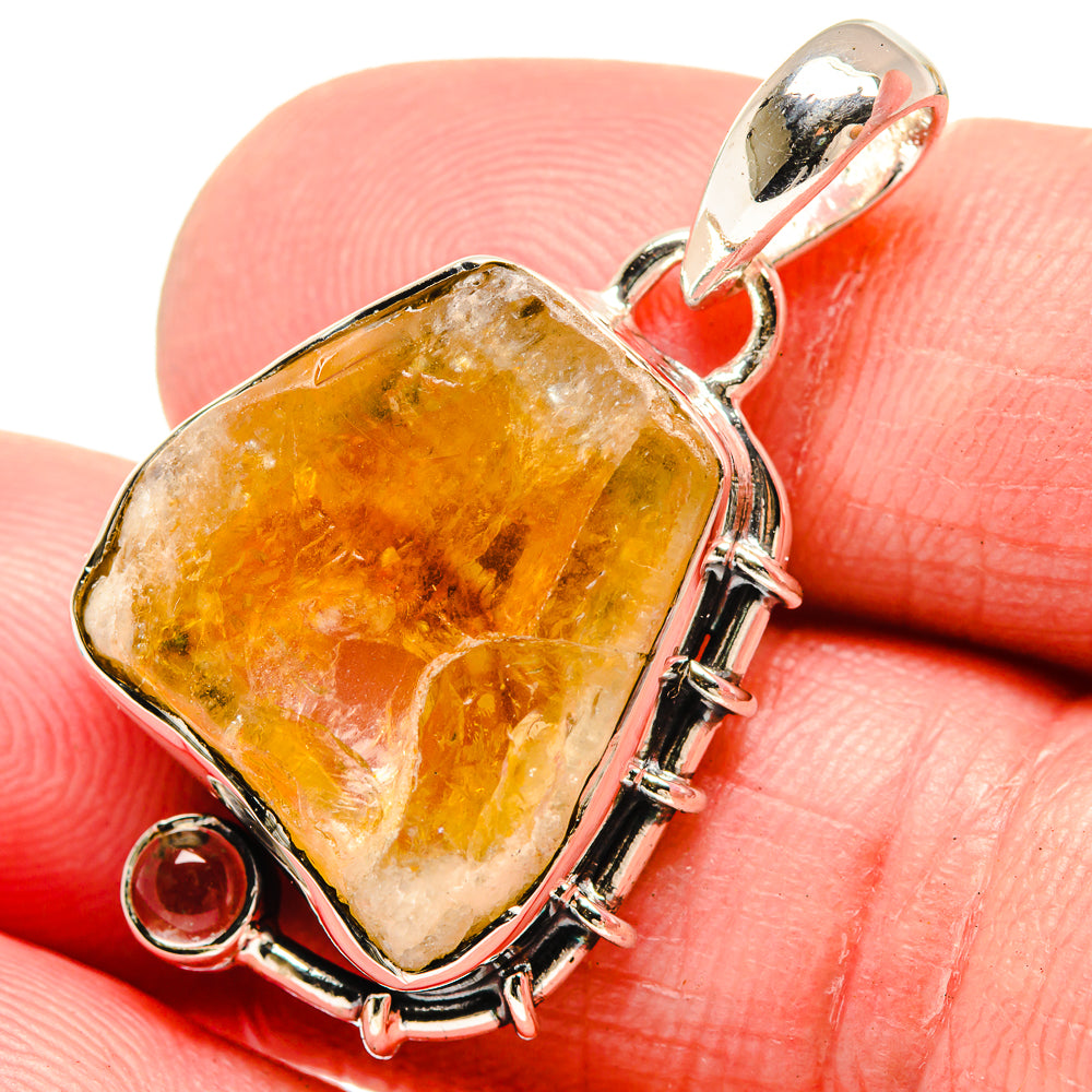 Citrine Pendants handcrafted by Ana Silver Co - PD18495