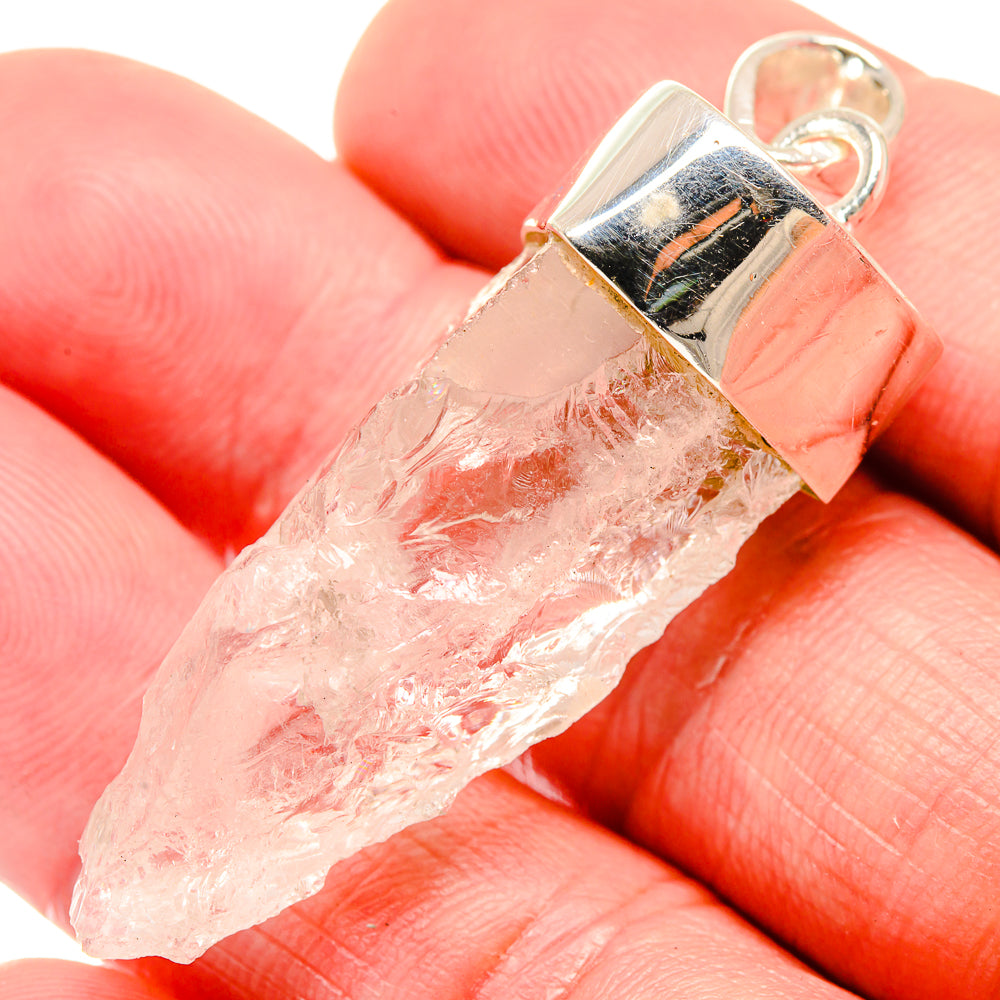 White Quartz Pendants handcrafted by Ana Silver Co - PD18505