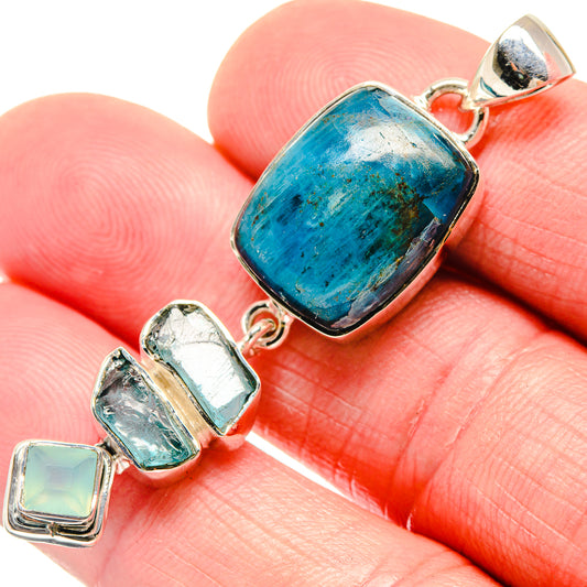 Chrysocolla Pendants handcrafted by Ana Silver Co - PD18507
