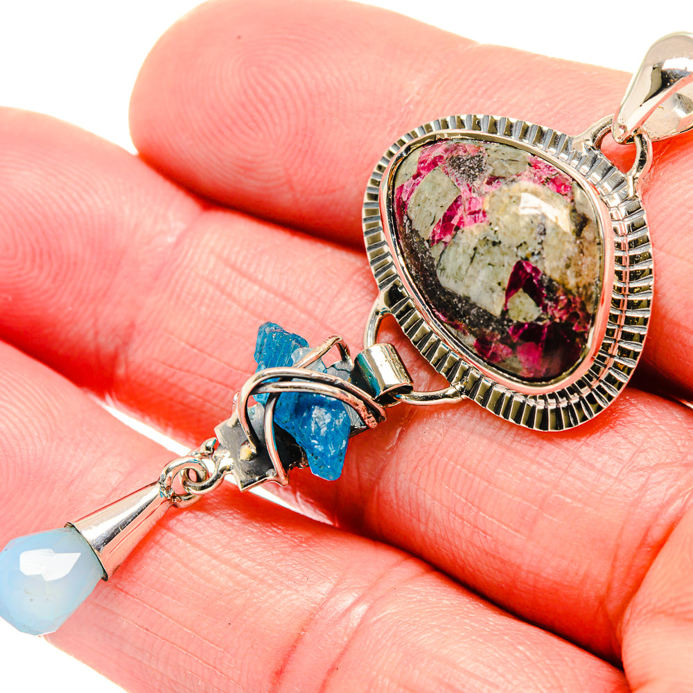 Russian Eudialyte Pendants handcrafted by Ana Silver Co - PD18509