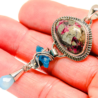 Russian Eudialyte Pendants handcrafted by Ana Silver Co - PD18509