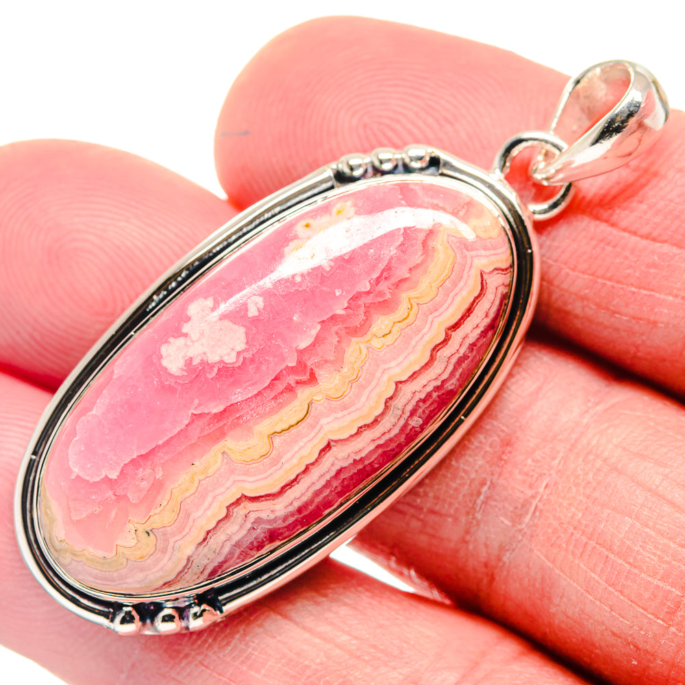 Rhodochrosite Pendants handcrafted by Ana Silver Co - PD18524
