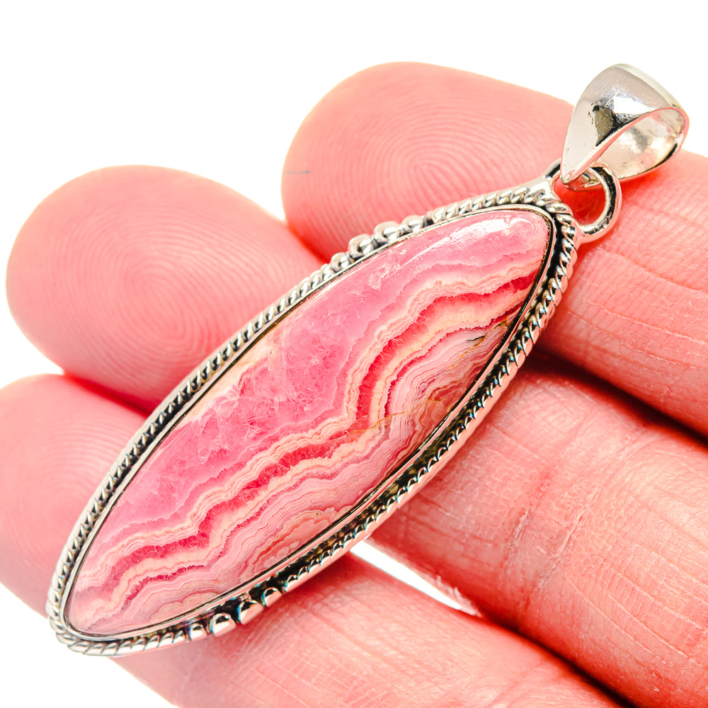 Rhodochrosite Pendants handcrafted by Ana Silver Co - PD18525