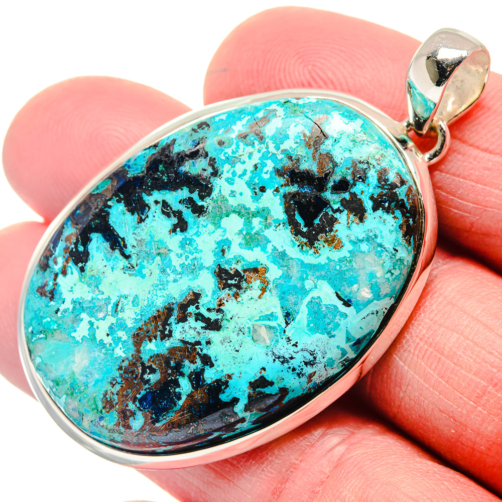 Shattuckite Pendants handcrafted by Ana Silver Co - PD18529