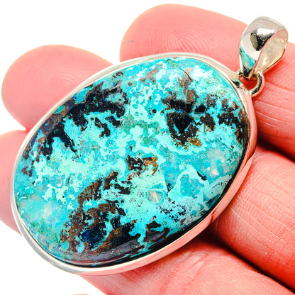 Shattuckite Pendants handcrafted by Ana Silver Co - PD18529