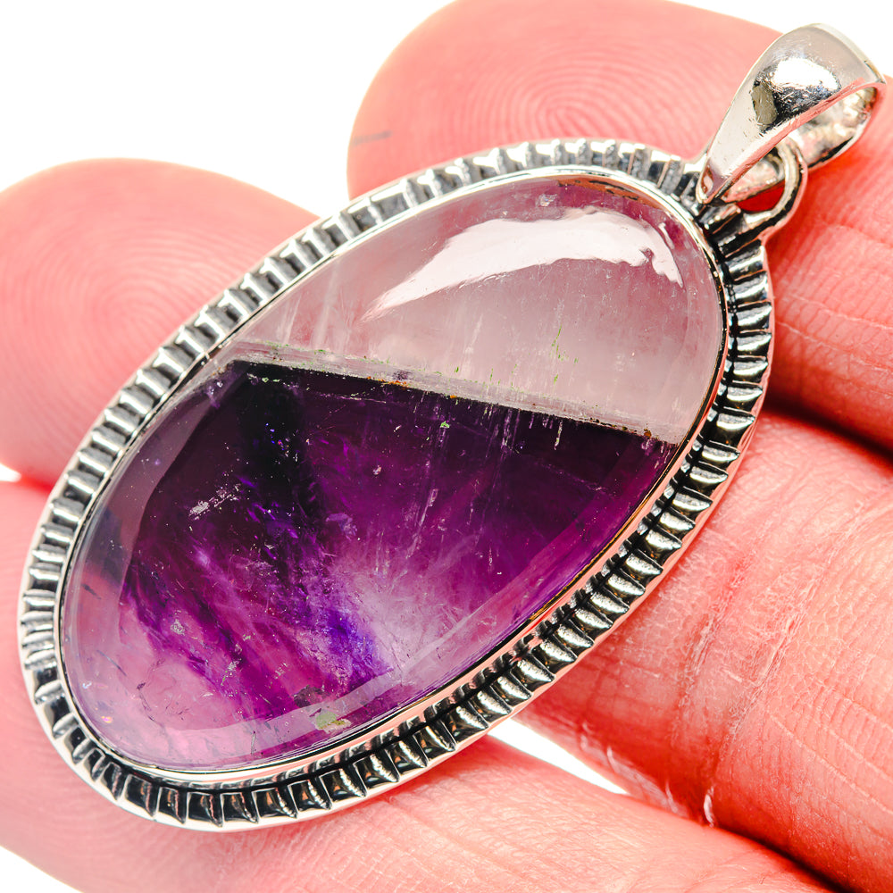 Chevron Amethyst Pendants handcrafted by Ana Silver Co - PD18530
