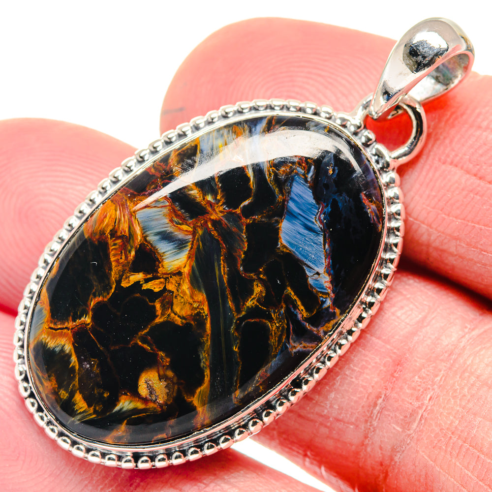 Pietersite Pendants handcrafted by Ana Silver Co - PD18537