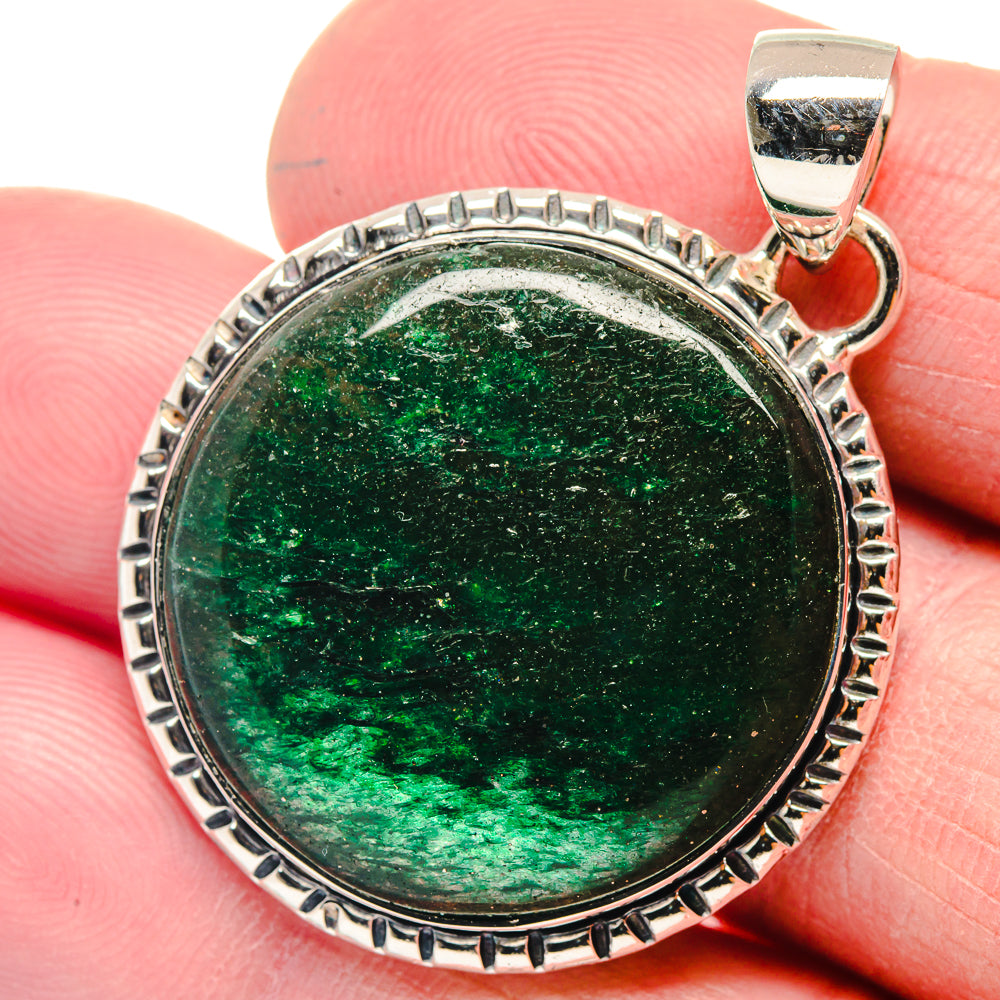 Green Aventurine Pendants handcrafted by Ana Silver Co - PD18547
