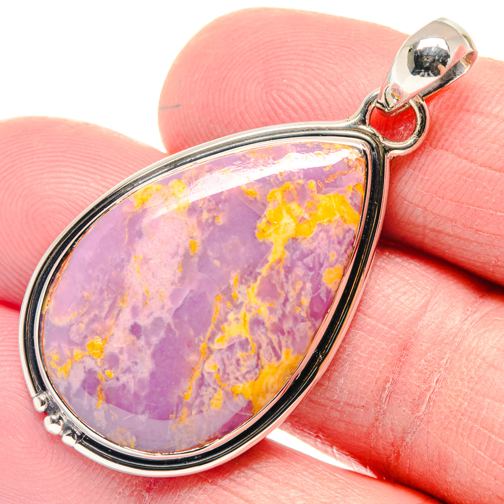 Phosphosiderite Pendants handcrafted by Ana Silver Co - PD18548